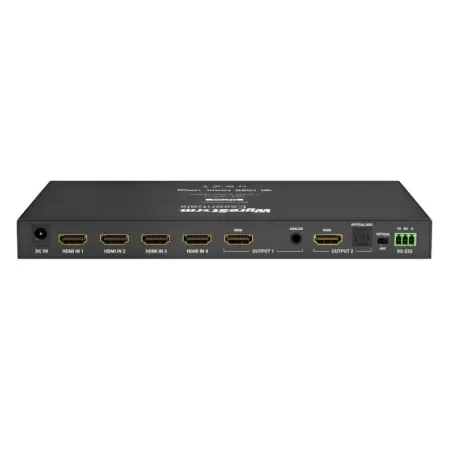 WyreStorm EXP-MX-0402-H2, matrice 4K HDR con 4 ingressi e 2 uscite scaling HDMI switcher con ARC