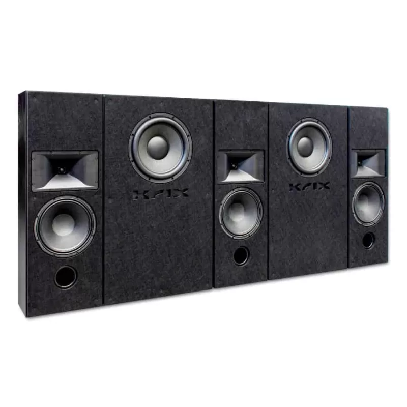 Sistema di diffusori dedicato all'home cinema, Krix MX-10 Modular, vista laterale