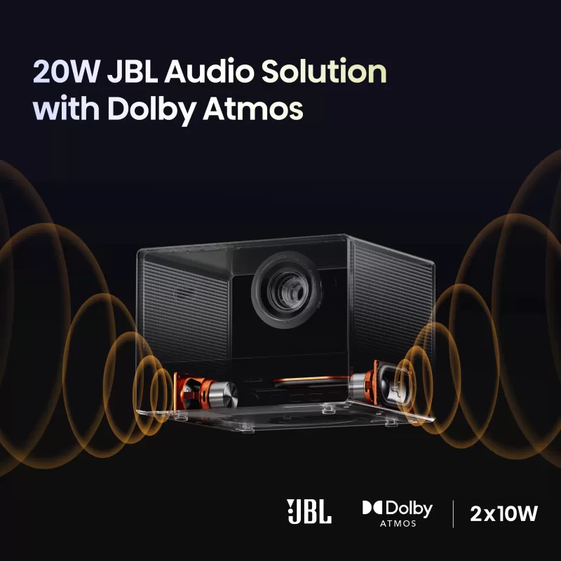 proiettore laser 4k Dolby Vision, Hisense C1 Laser, audio 20W JBL