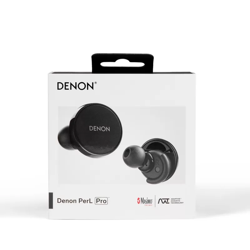 Cuffie in-ear wireless con un suono hi-fi, Denon PerL Pro, confezione