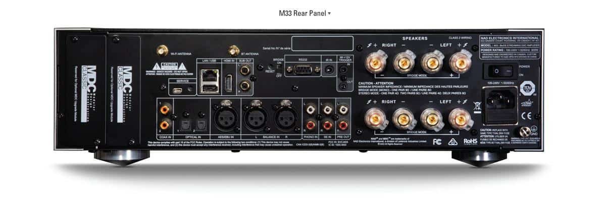 NAD M33 BluOS Streaming DAC Amplifier