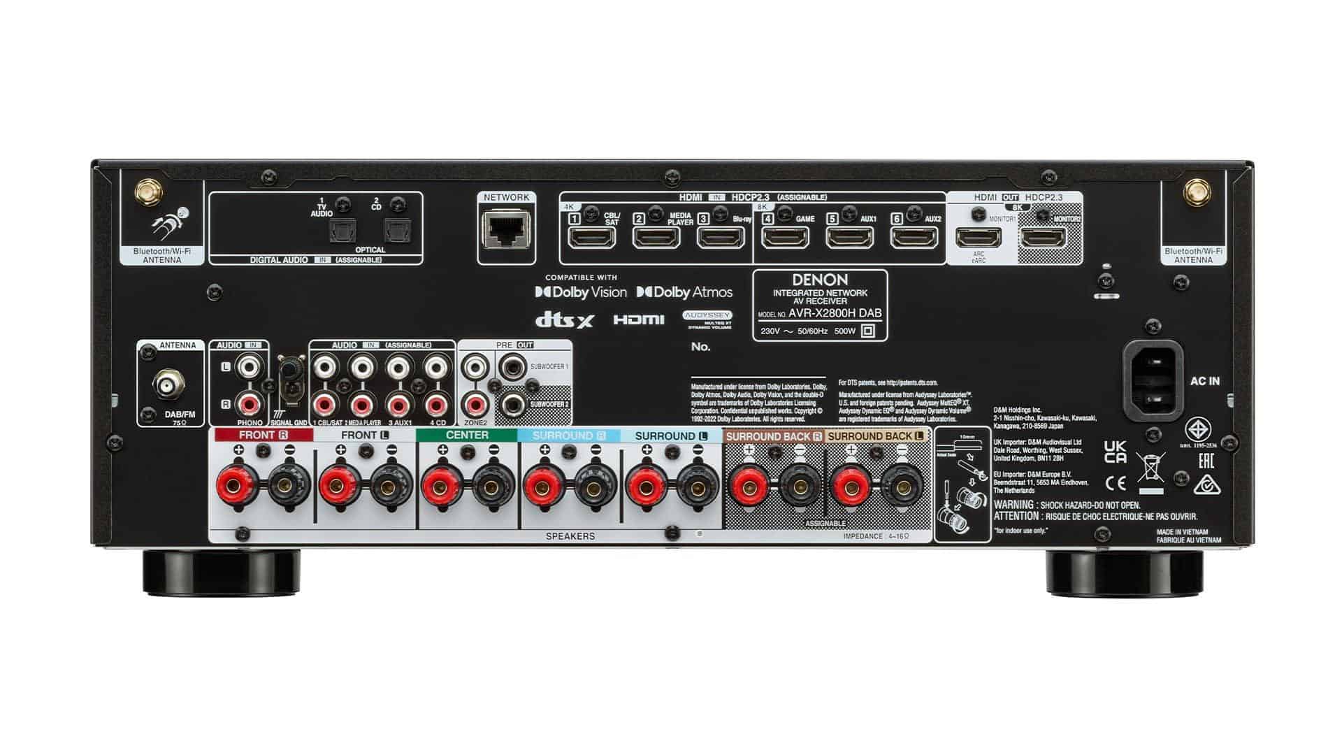 Denon AVR - X2800H DAB - Sintoamplificatore AV