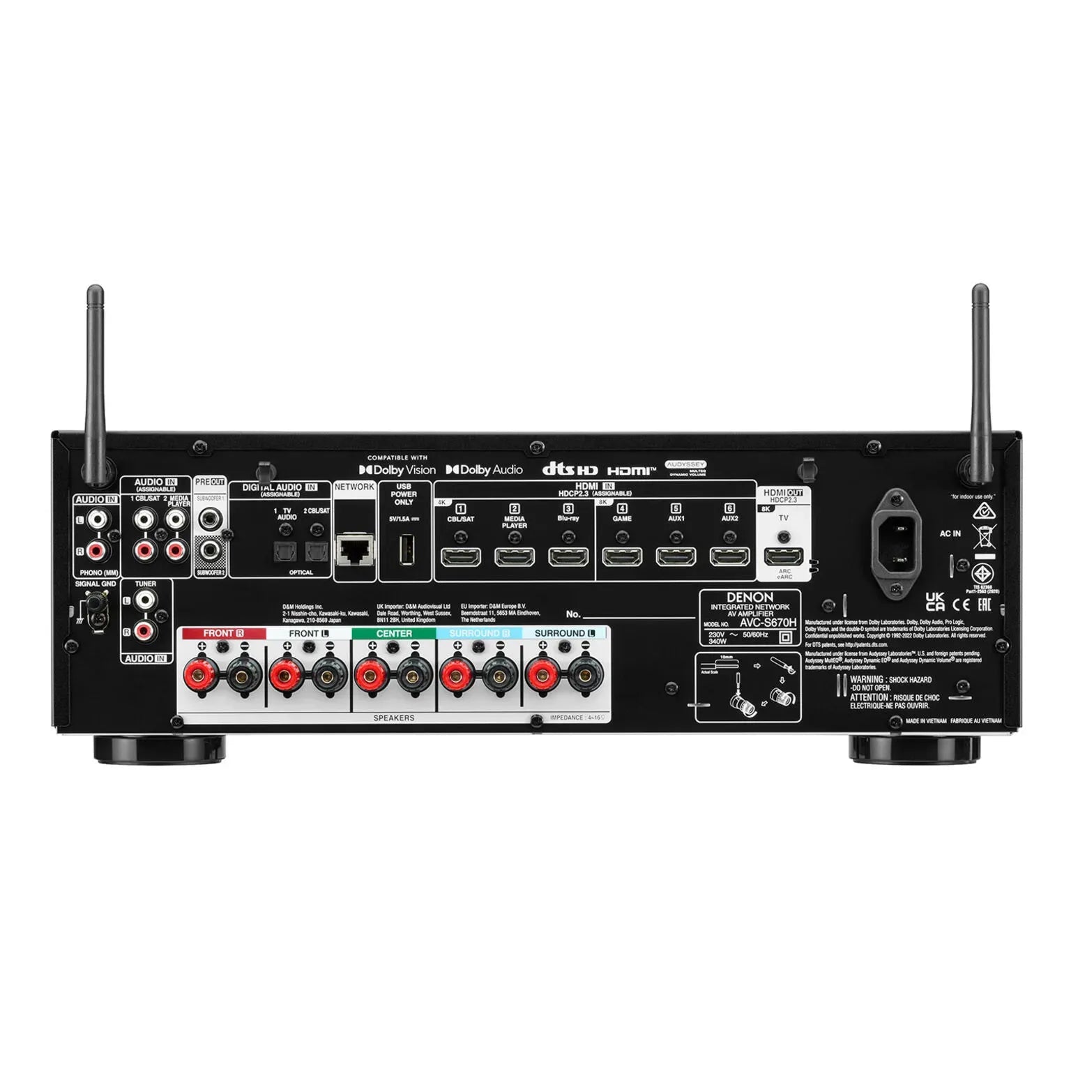 Denon AVC S670H - Sintoamplificatore AV