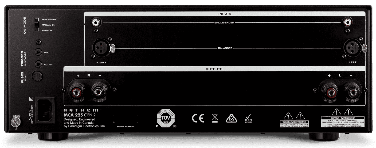 Anthem MCA 225 GEN2 - Finale Multicanale