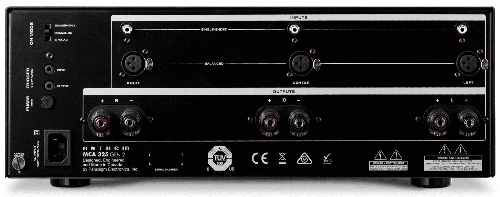 Anthem MCA 325 GEN2 - Finale Multicanale