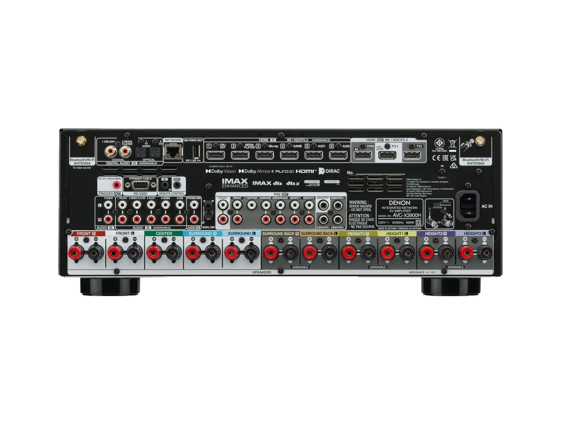 Denon AVC - X3900H - Sintoamplificatore AV