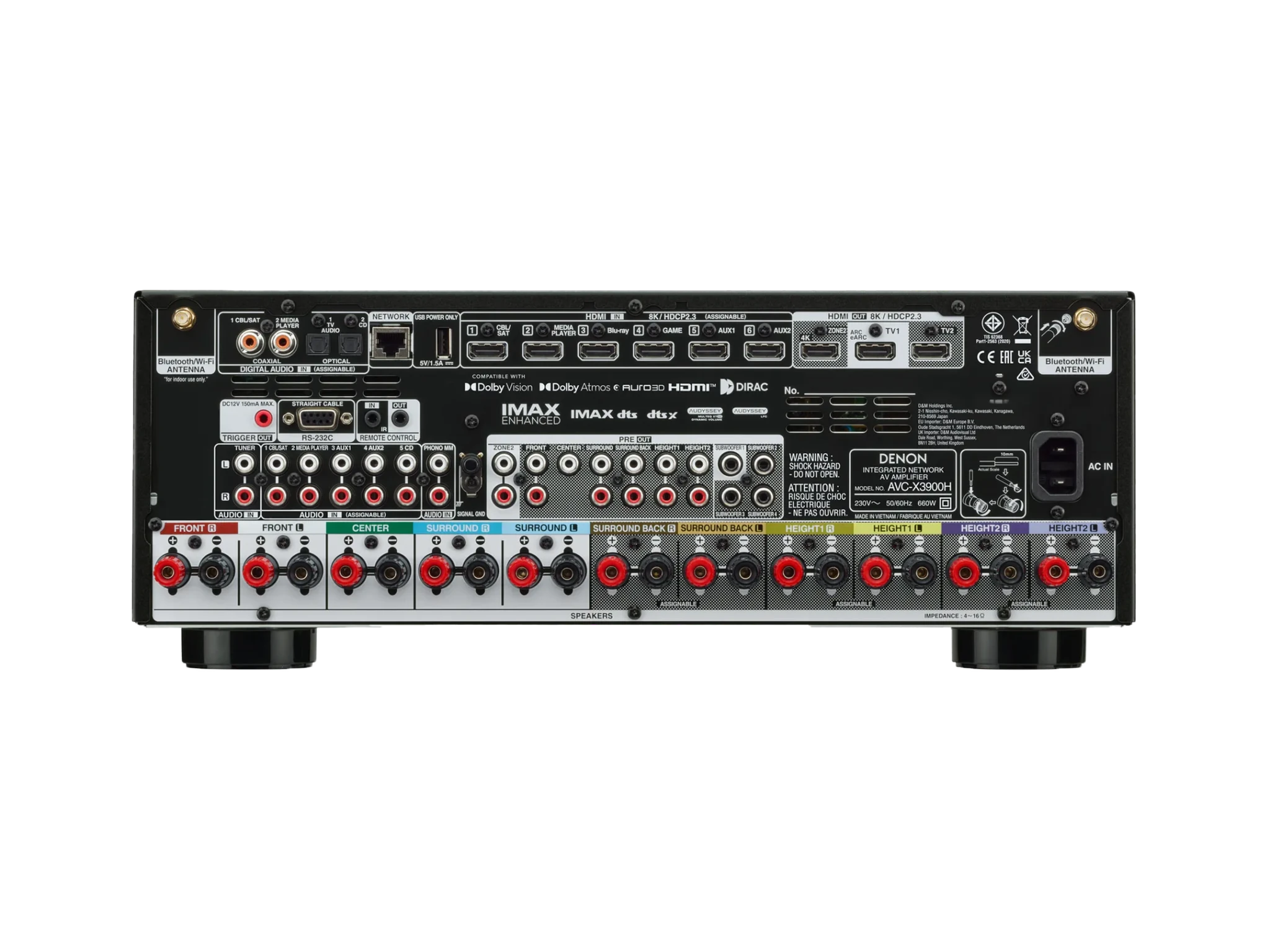 Denon AVC - X3900H - Sintoamplificatore AV
