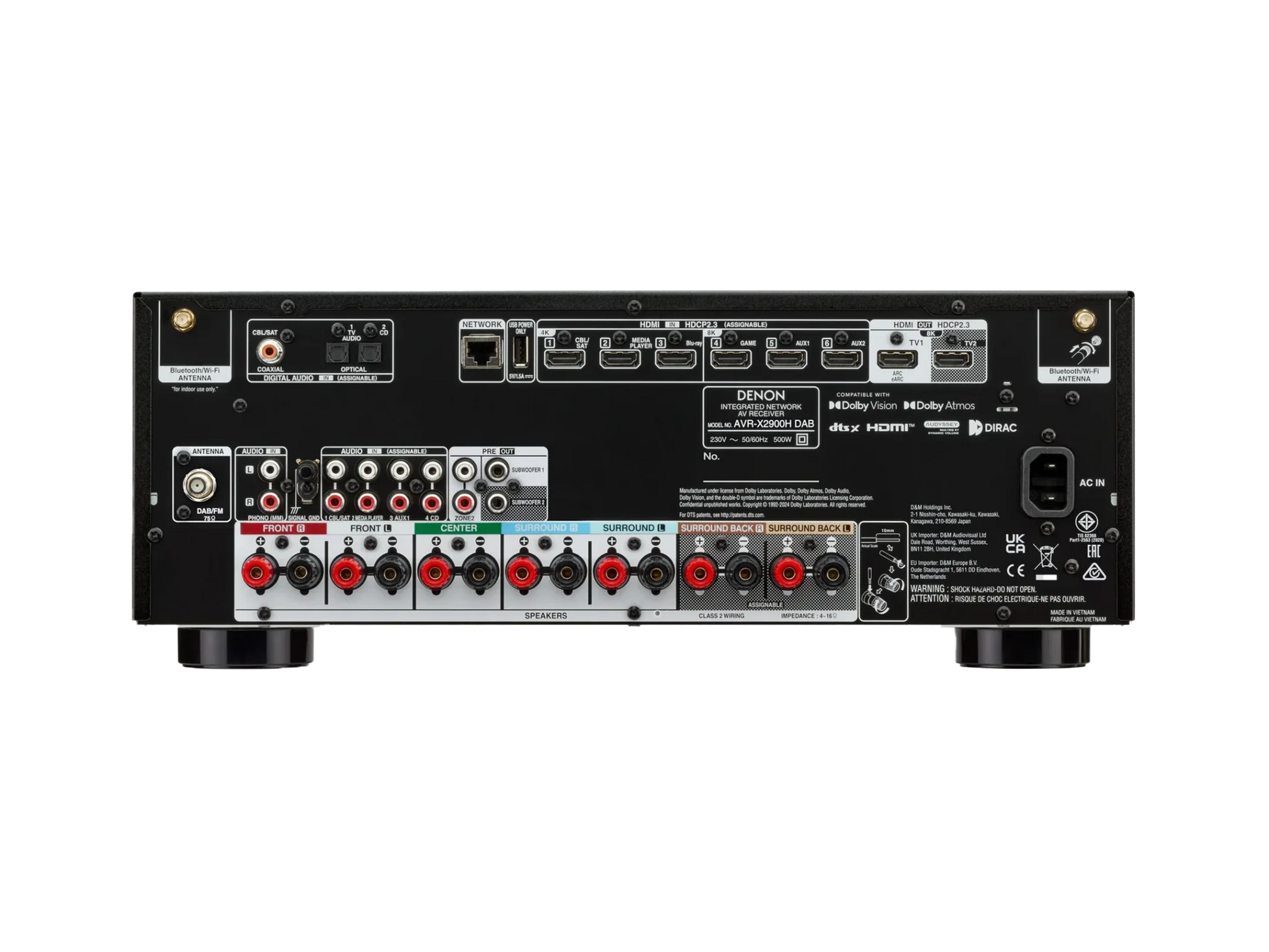 Denon AVR - X2900H DAB - Sintoamplificatore AV
