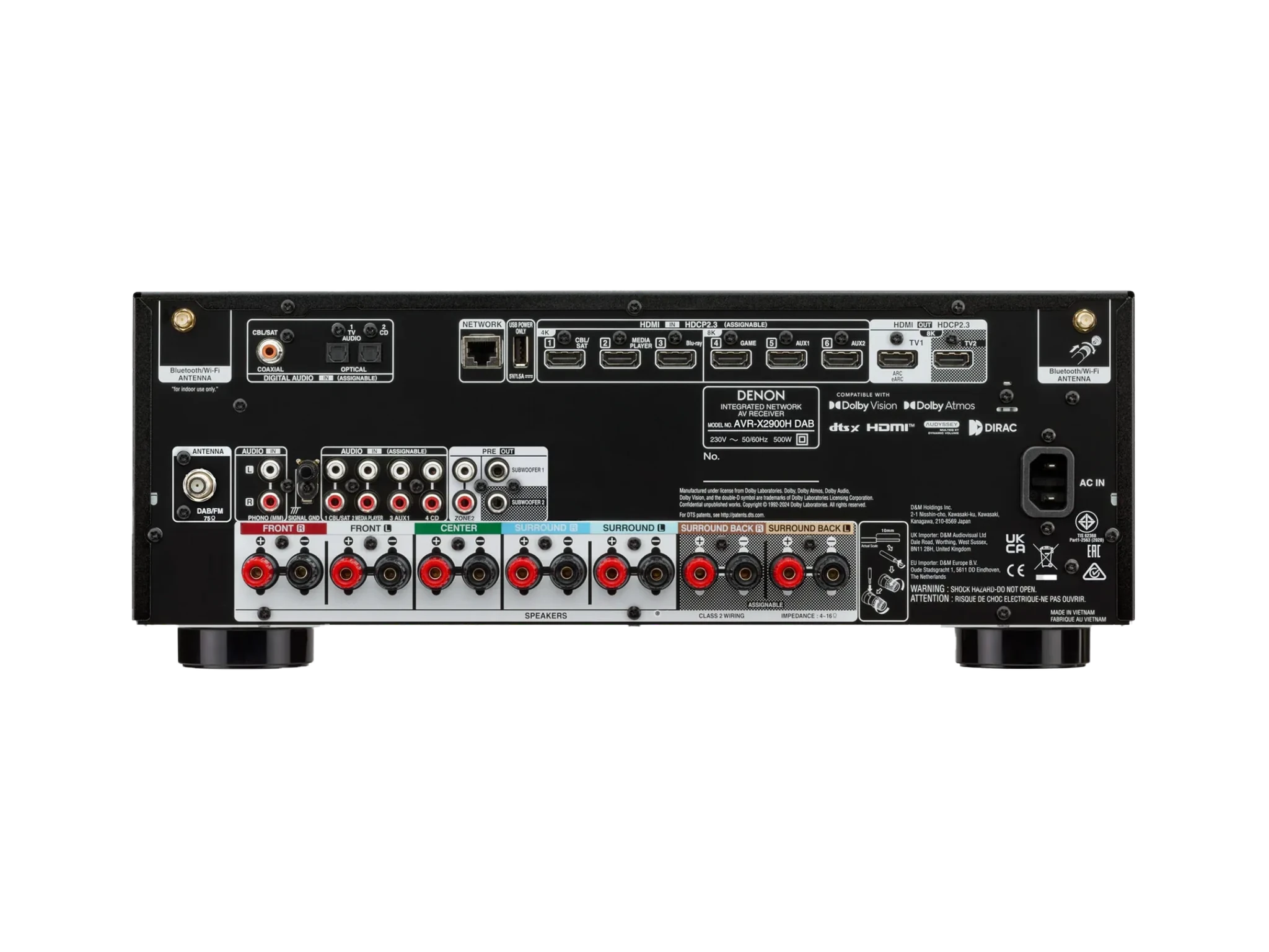 Denon AVR - X2900H DAB - Sintoamplificatore AV