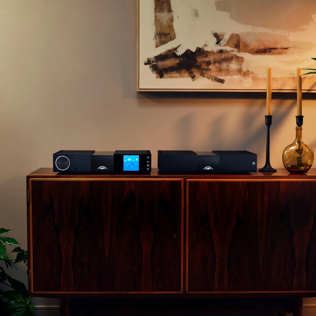 preamplificatore streamer e finale di potenza Naim serie 200