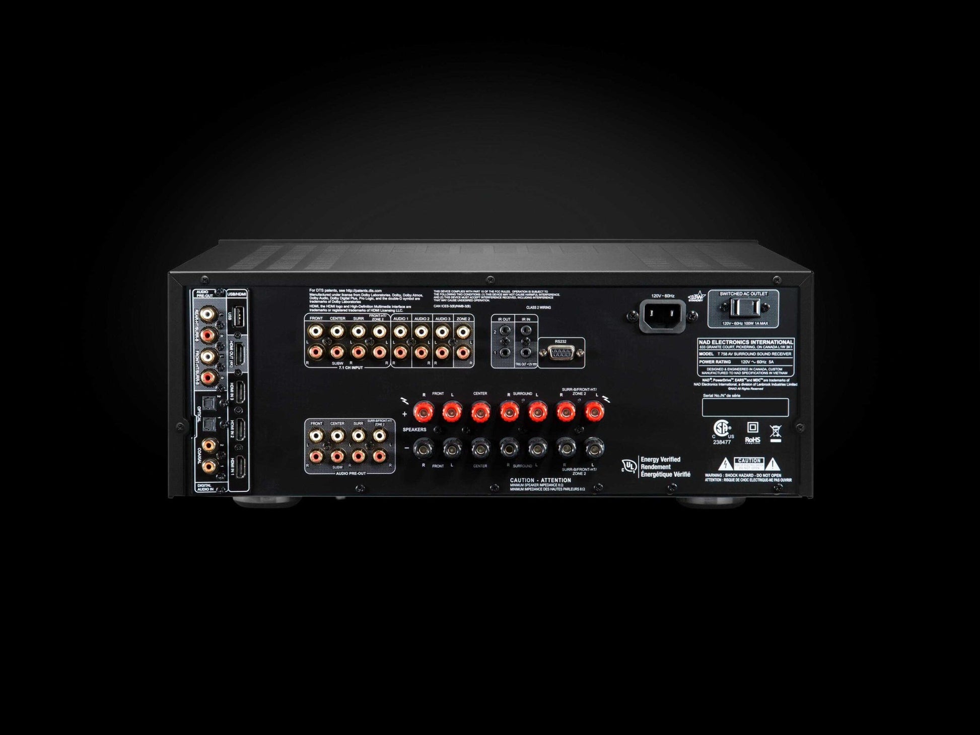 NAD T 758 v3i - Sintoamplificatore AV