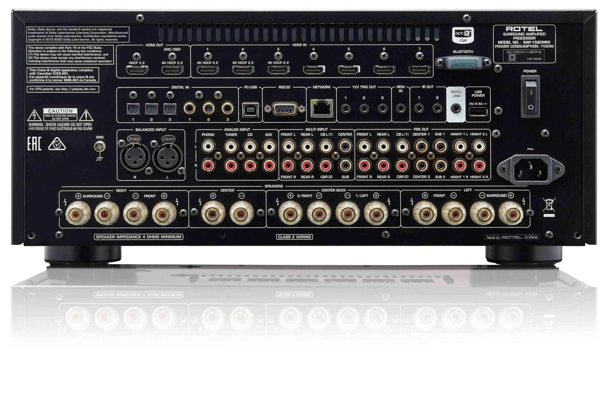 Rotel RAP 1580MKII - Amplificatore Integrato