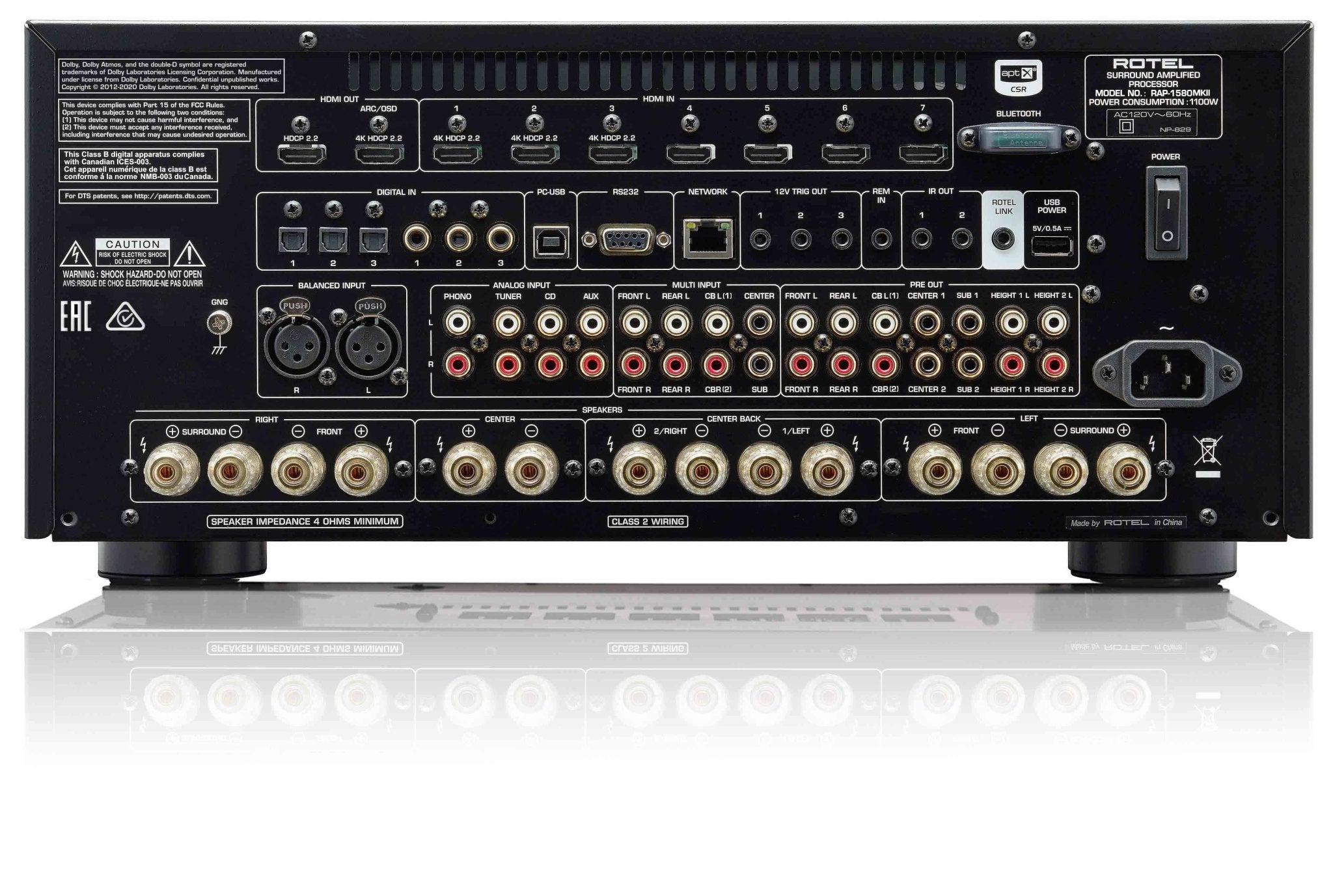 Rotel RAP 1580MKII - Amplificatore Integrato
